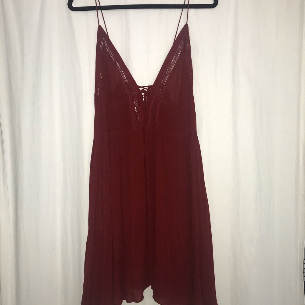 Free People First Love Fit & Flare Mini Dress